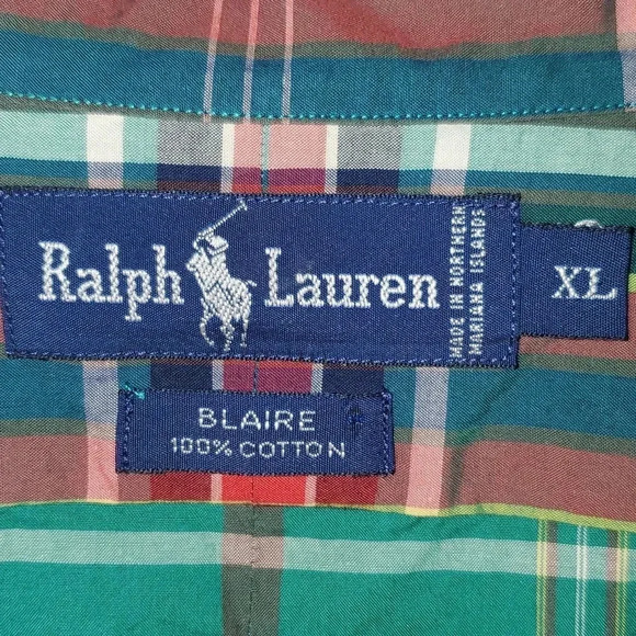 Polo Ralph Lauren Men’s Blaire Long Sleeve Button Down Plaid - Picture 2 of 6